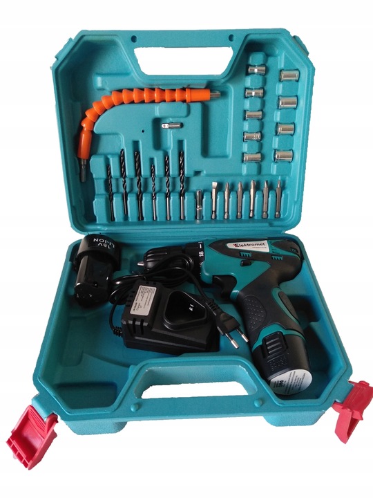 WKRĘTARKA AKUMULATOROWA LED 2x AKUMULATOR 18V AKCESORIA PRZEGUB