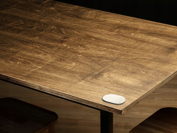 SLIDE BOX USB Gniazdo Meblowe wpuszczane w blat przesuwna pokrywa ALUMINIUM