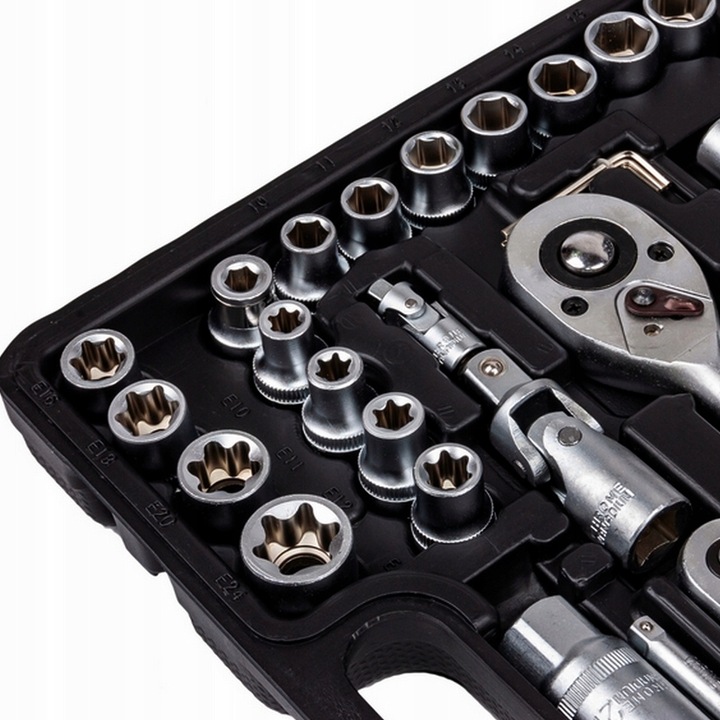 Zestaw Kluczy Nasadowych Narzędzi Klucze Nasadowe Torx Walizka Bity