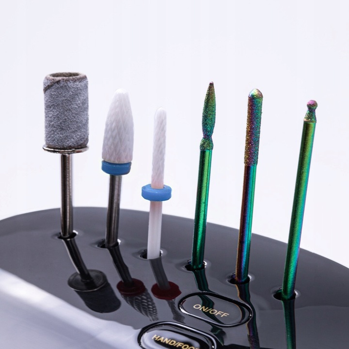 Profesjonalna Frezarka Do Paznokci ALLELAC M12 65W Mocna+ Frezy Nośnik