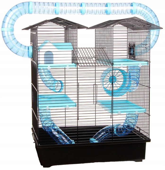 DUŻA KLATKA dla Chomika Gryzonia Myszki CH2+ tunel