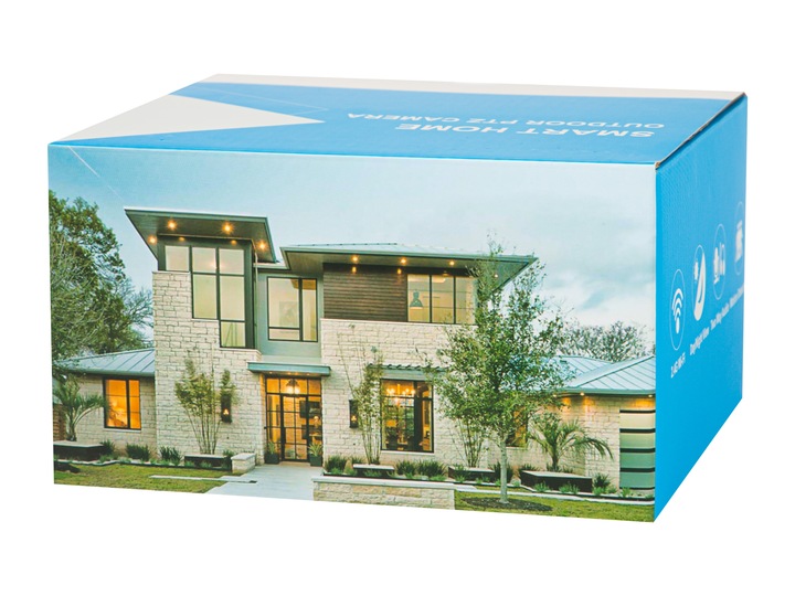 OBROTOWA KAMERA ZEWNĘTRZNA WIFI IP 4MPx WQHD ŚLEDZENIE AUDIO TUYA 4xZOOM