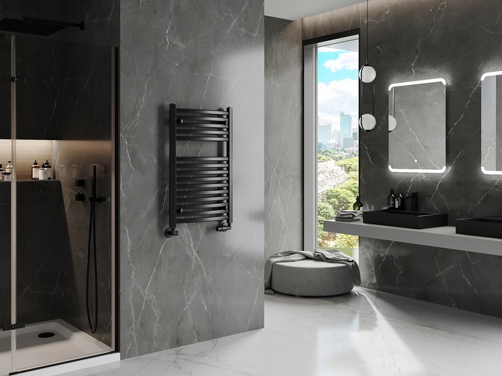 MEXEN HELIOS GRZEJNIK ŁAZIENKOWY 800x500 CZARNY 381 W