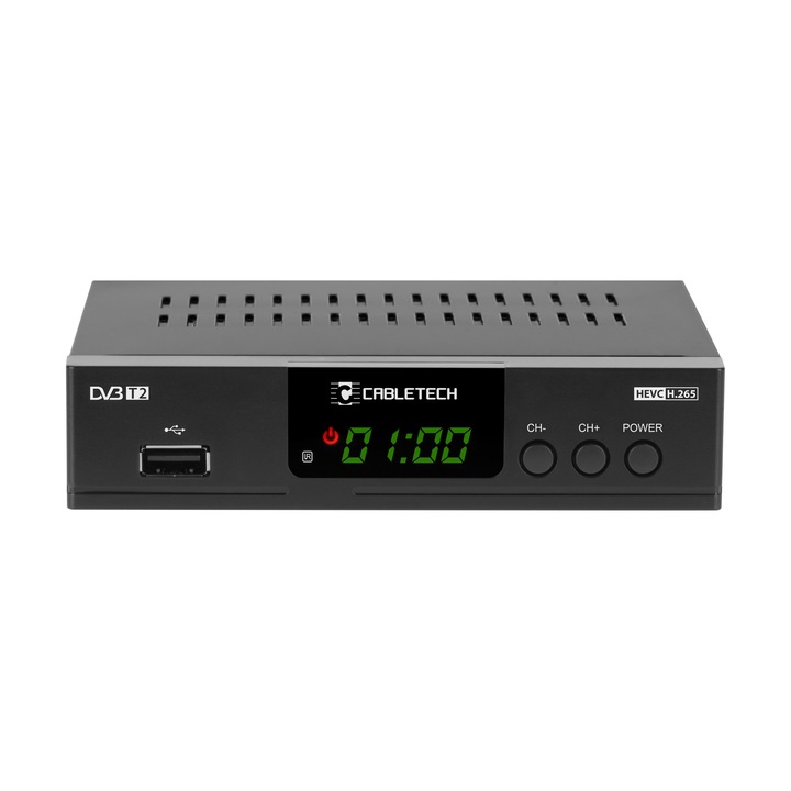 Tuner dekoder TV DVB-T2 H.265 HEVC USB Cabletech
