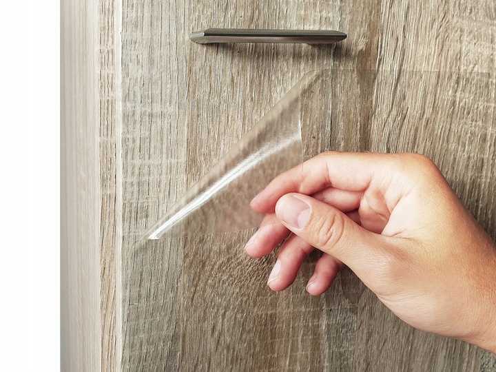 Folia Samoprzylepna Meblowa PCV Przezroczysta Ochronna Na Stół Książki