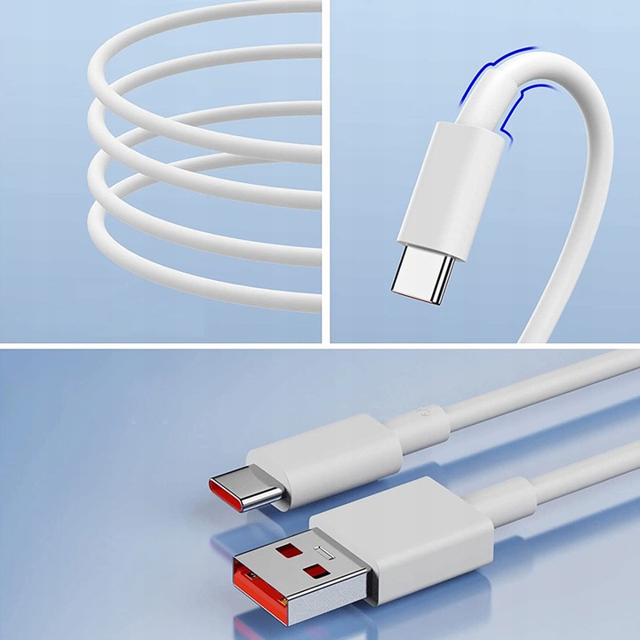 ZESTAW XIAOMI MOCNA ORYGINALNA ŁADOWARKA SIECIOWA 67W QC 3.0 + KABEL