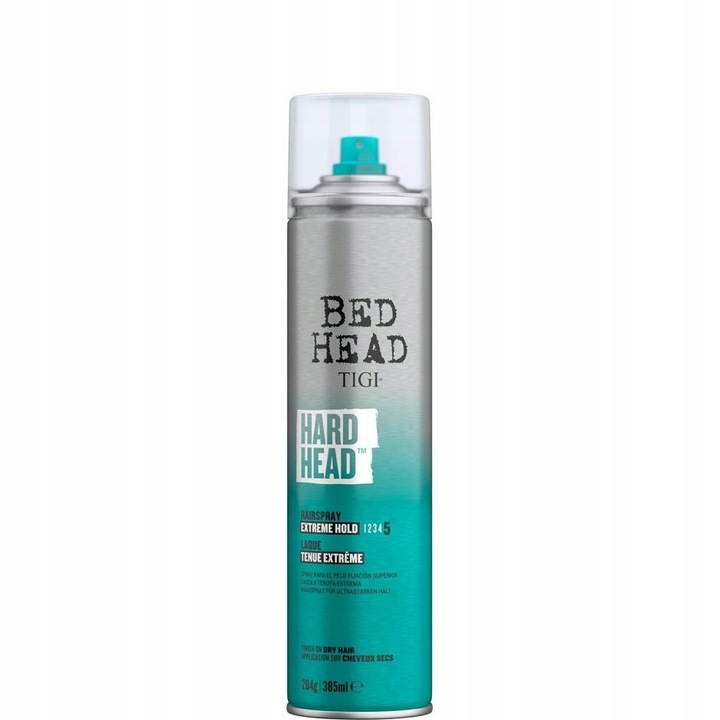 TIGI Hard Head Szybkoschnący lakier do włosów EXTRA MOCNY 385ml