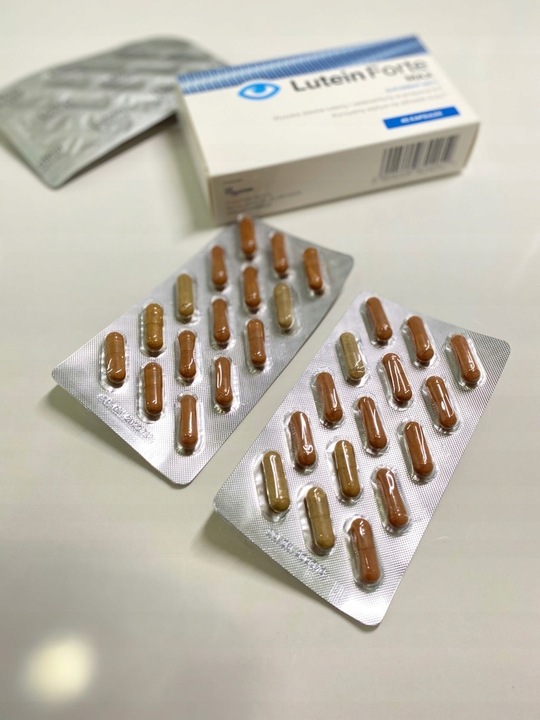 PROTON LABS Lutein Forte - na wzrok 30kaps luteina zeaksantyna