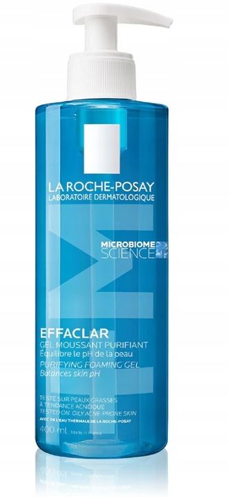 LA ROCHE-POSAY EFFACLAR Żel oczyszczający do mycia twarzy 400ml