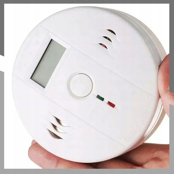 CZUJNIK CZADU TLENKU WĘGLA CO BEZPRZEWODOWY LCD DETEKTOR GŁOŚNY