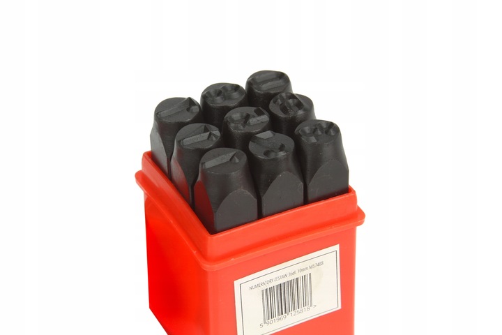 ZNACZNIKI NUMERATORY NUMERATOR LITERY CYFRY 10mm