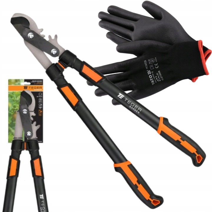 Sekator nożyce dwręczne teleskopowe PROESJONALNY Teger 40mm 660-915