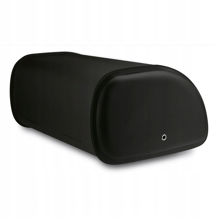 Zestaw CHLEBAK Stalowy i 2 POJEMNIKI na przyprawy Tadar Satino Black