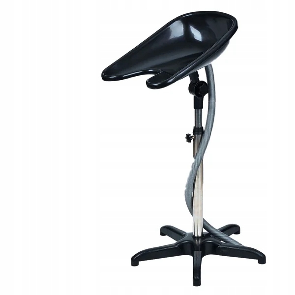 Przenośna myjka myjnia fryzjerska na statywie regulowana + wąż