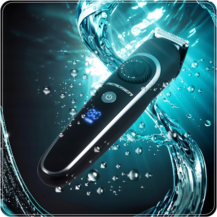 Trymer golarka maszynka do włosów do brody zarostu do golenia 6w1 Berdsen