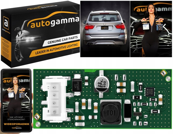 Sterownik moduł LED do lamp tylnych świateł BMW X3 F25 - Nowa płytka driver
