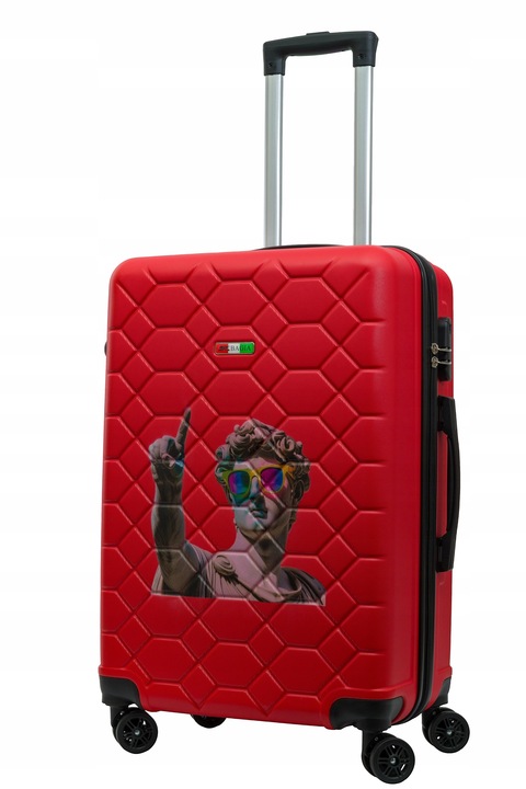 PERSONALIZOWANA WALIZKA Z DOWOLNYM NADRUKIEM ROZMIAR ŚREDNI 60L BAGIA