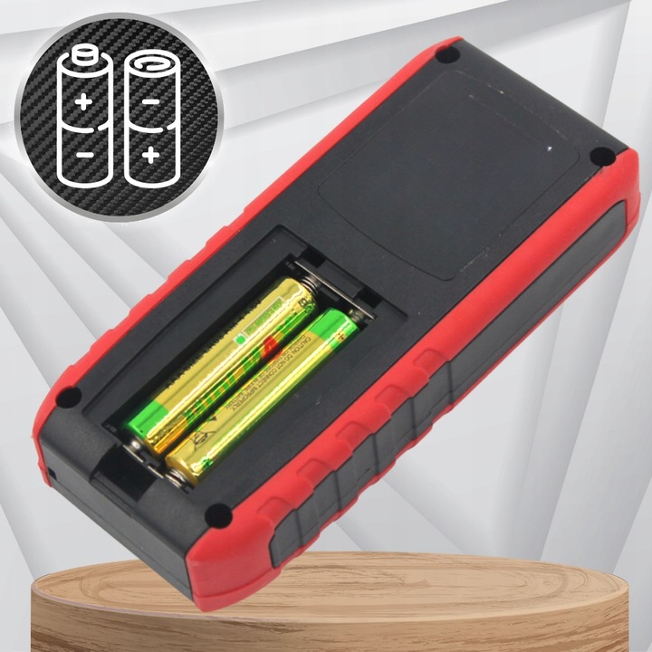 DALMIERZ LASEROWY 50M KĄTOMIERZ CYFROWY MIERNIK POZIOMICA LASEROWA LED