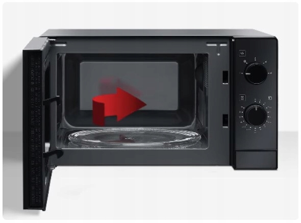 Mikrofalówka Amica AMMF20M2B 20L 700W 5poziomów MultiWave LED czarny