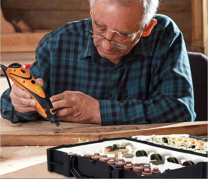 Zestaw Akcesoriów Tarcz Wierteł do Multiszlifierki 361szt + Walizka