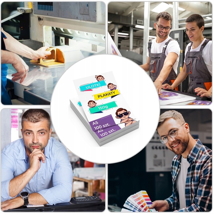 ULOTKI A5 DWUSTRONNE 150g FULL KOLOR 100sztuk TWÓJ WZÓR