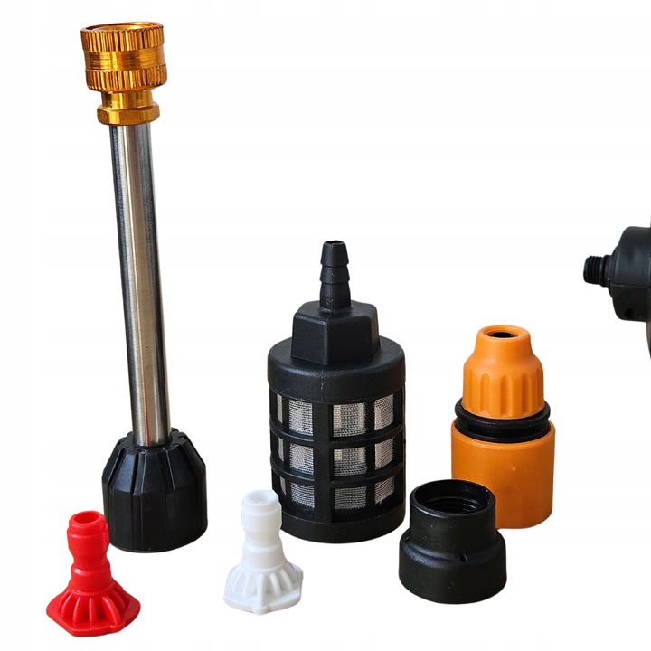 MYJKA CIŚNIENIOWA AKUMULATOROWA 2AH MYJKA SAMOCHODOWA PIANOWNICA WĄŻ