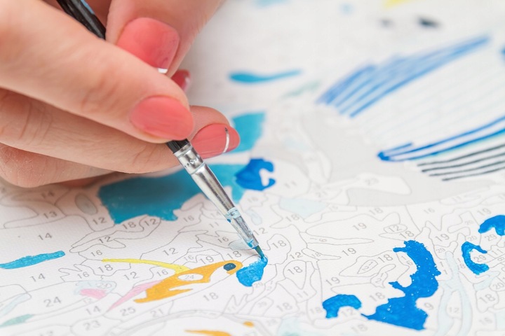 MALOWANIE PO NUMERACH Z RAMĄ Obrazy Do Malowania Po Numerkach OBRAZ 40x50