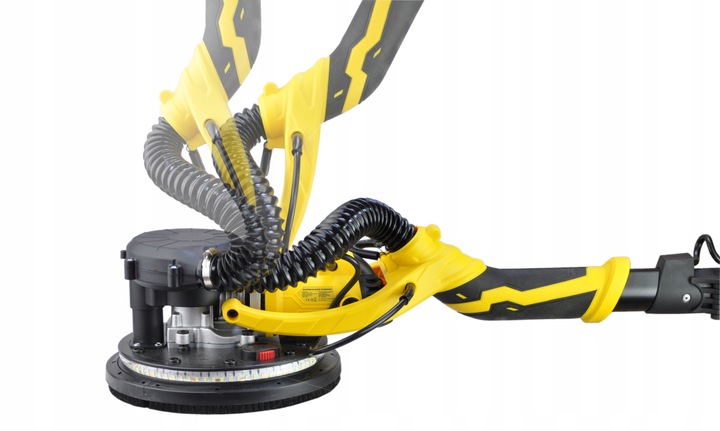 Szlifierka do Gipsu Gładzi Tynku Ścian Sufitów Bezpyłowa Żyrafa LED