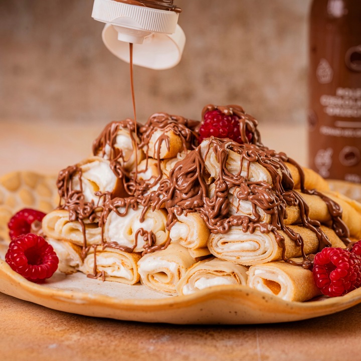 Polewa czekoladowo-orzechowa 40% orzechów 330g DESEO polewa czekoladowa