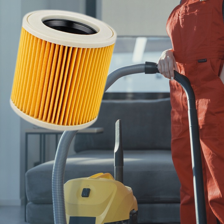 3x Filtr do odkurzacza Karcher Papierowy Harmonijkowy filtr zamiennik