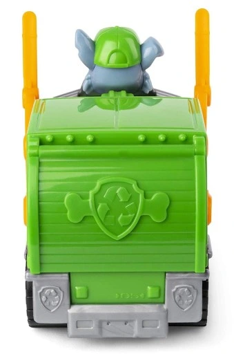 PSI PATROL FIGURKA ROCKY + POJAZD ŚMIECIARKA