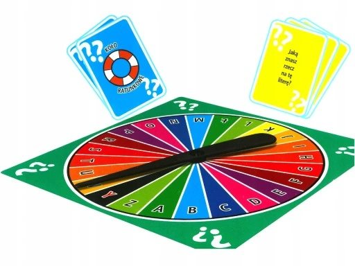 GRA EDUKACYJNA DLA DZIECI MULTIGRA GRA PLANSZOWA Zakręcone Litery ZESTAW