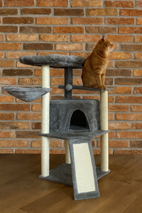 DRAPAK dla kota legowisko DOMEK budka drzewo SŁUPKI |106cm (F032)