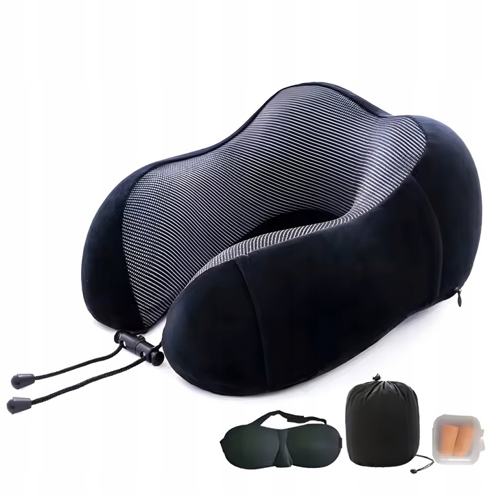 PODUSZKA PODRÓŻNA TURYSTYCZNA ROGAL DO SAMOLOTU + OPASKA + ZATYCZKI