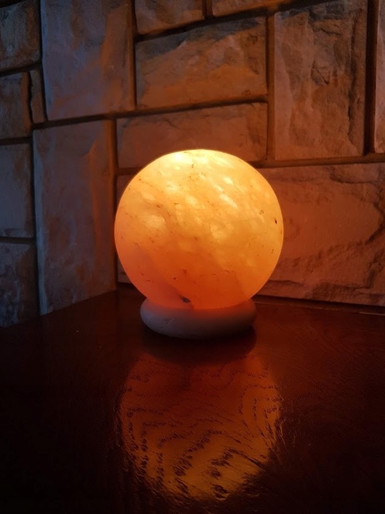 Lampa solna kula z podstawką LATKOWSKI