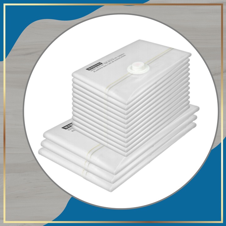 Worki Próżniowe Do Ubrań Na Pościel Koce SZCZELNE MOCNE 15 Zestaw