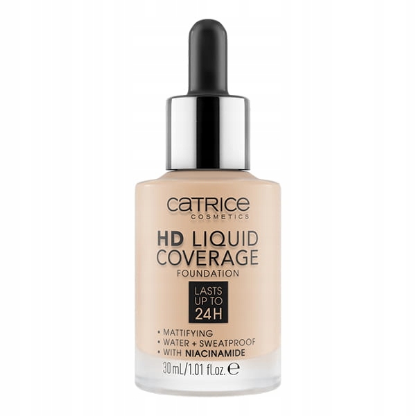 CATRICE HD LIQUID COVERAGE podkład do twarzy 010 light beige 30 ml