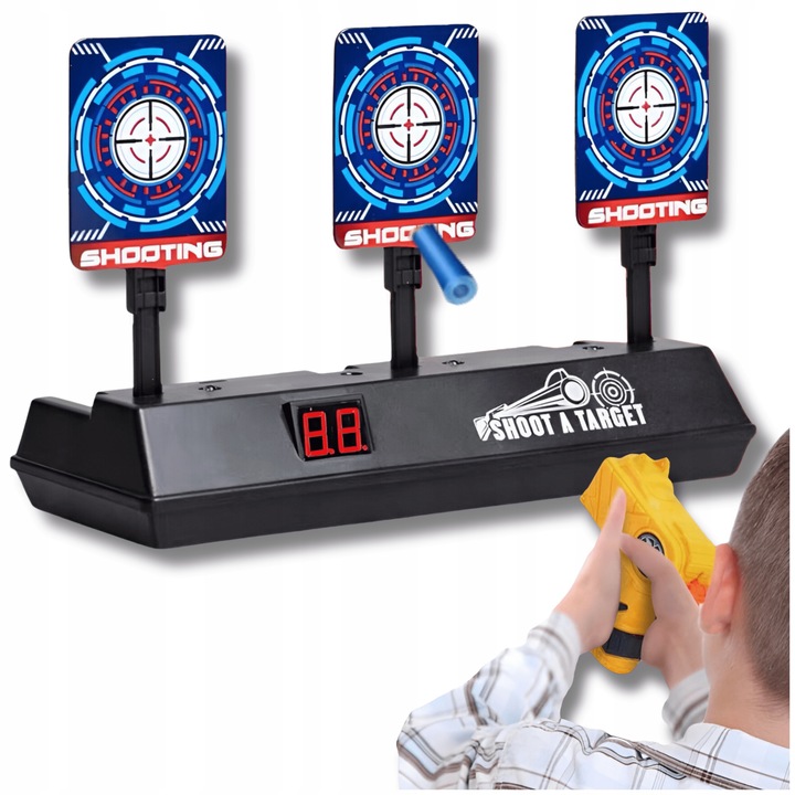Tarcza elektryczna dźwięki cel strzelnica do wyrzutni karabinu pistoletu