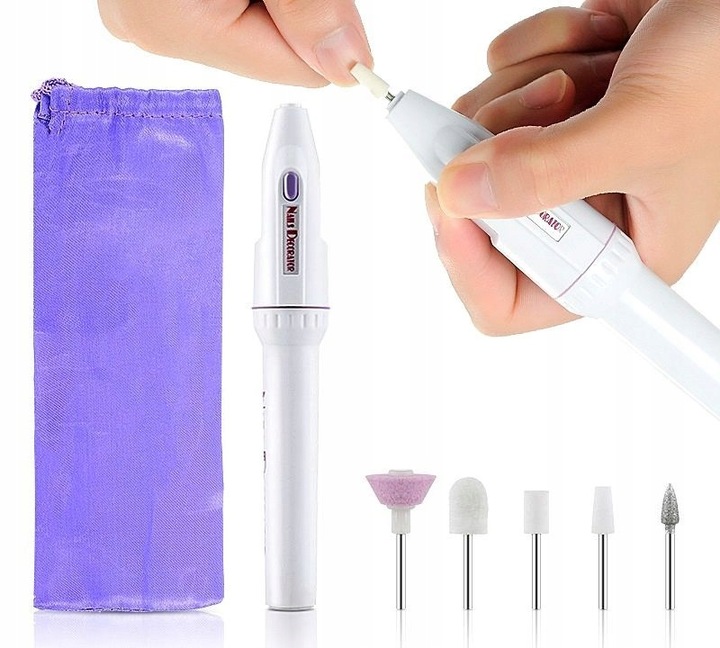 ZESTAW DO PAZNOKCI ŻELOWO HYBRYDOWY LAMPA FREZARKA