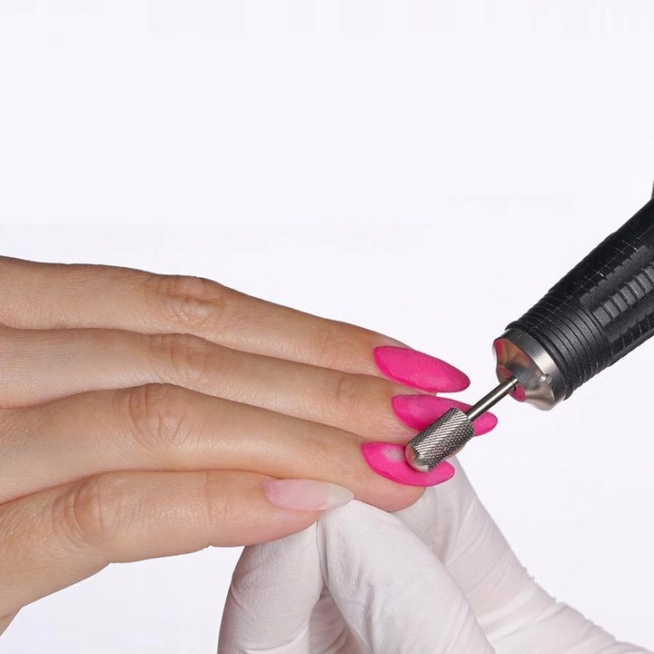 001 Frez Semilac do frezarki węglikowy do paznokci do ściągania WALEC