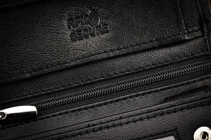 SKÓRZANY Męski Portfel ROZBUDOWANY Miękka Skóra