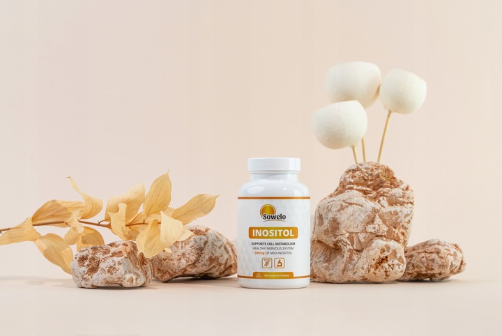 SOWELO MYO-INOSITOL INOZYTOL 500mg 180 TABLETEK