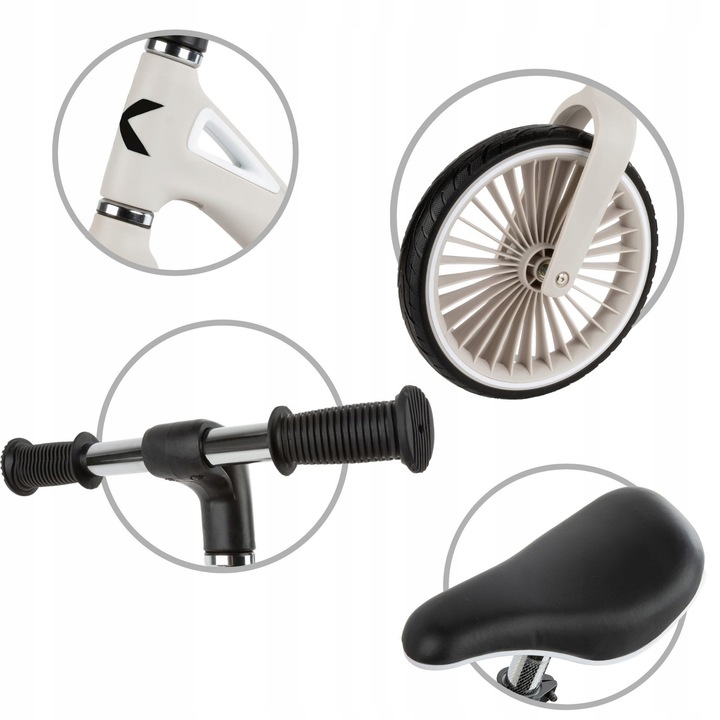 ROWEREK BIEGOWY JEŹDZIK KIDWELL NIX KOŁA 12" LEKKI REGULOWANY SZARY