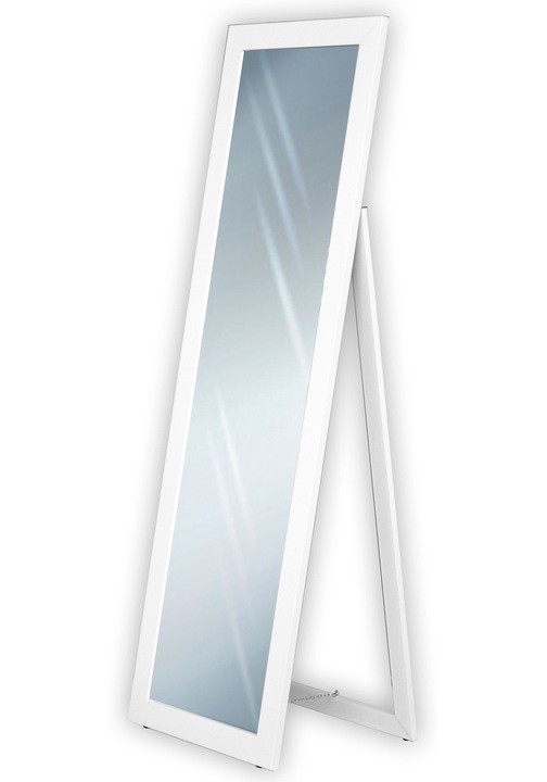 DUŻE Lustro w ramie STOJĄCE 170x50 BIAŁE
