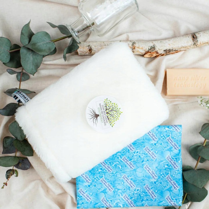 RAYPATH RĘKAWICA BIAŁA NOVA DO TAPICERKI Z NANOSREBREM roz. M