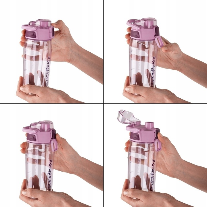 BIDON tritanowa butelka na wodę DLA DZIECKA 0.55L FIOLETOWA Falco