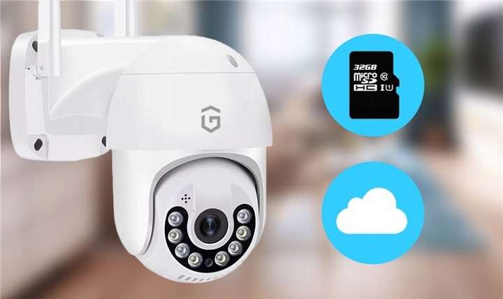 KAMERA ZEWNĘTRZNA IP WiFi OBROTOWA 8 MPX 8 MP 4K IP66 ZOOM 5X DETEKCJA