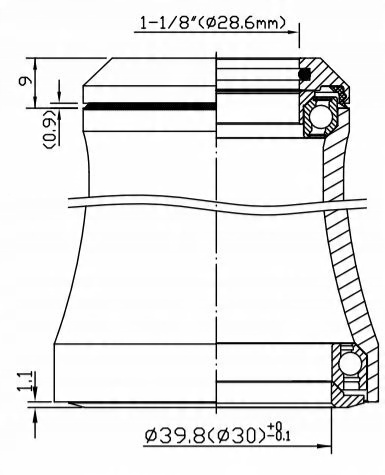NECO H373 STERY ZINTEGROWANE TAPERED MASZYNOWE
