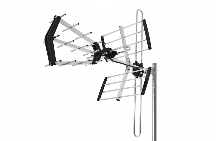 ANTENA Kierunkowa do TV Naziemnej DVBT2 COMBO 4K MUX8 VHF UHF Filtr