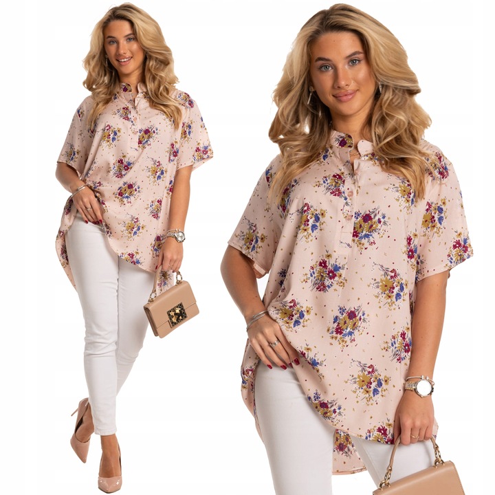 Świetna Wygodna Kobieca BLUZKA Koszula Plus Size Dużo Rozmiarów Kolorów